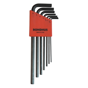 Bondhus 12192, Set 7 Hex L-Wrenches 1.5 - 6mm - Long (1)