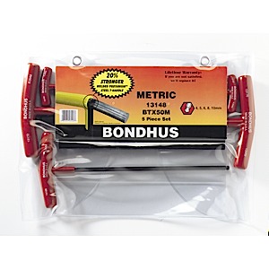 Bondhus 13148, Set 5 Balldriver T-Handles 4 - 10mm (1)
