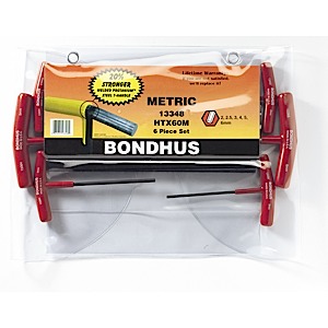 Bondhus 13348, Set 6 Graduated Length Hex T-Handles 2 - 6mm (1)