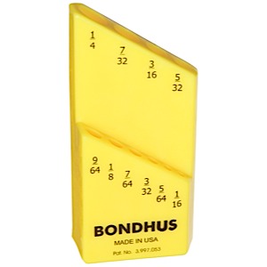 Bondhus 18038, Bondhex Case Holds 10 Tools 1/16 - 1/4 (10)