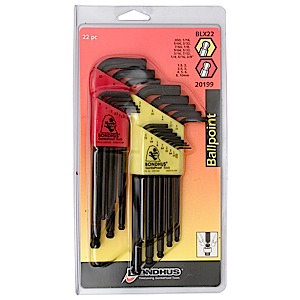 Inch/Metric Balldriver L-Wrench Double Pack 10999 (1.5 - 10mm) and 10937 (.050 - 3/8) (1)