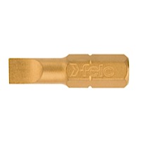 Felo 30907, 3/16 inch Slotted TiN Bit x 1 inch on 1/4 inch Stock (1)