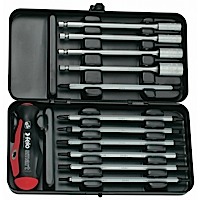 12 pc Smart Mechanic Square Set - Slotted, Phillips, Square, Hex, and Torx Blades and Sockets (1)